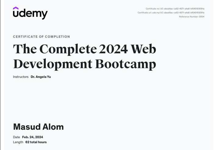 The Complete Full-Stack Web Development Bootcamp